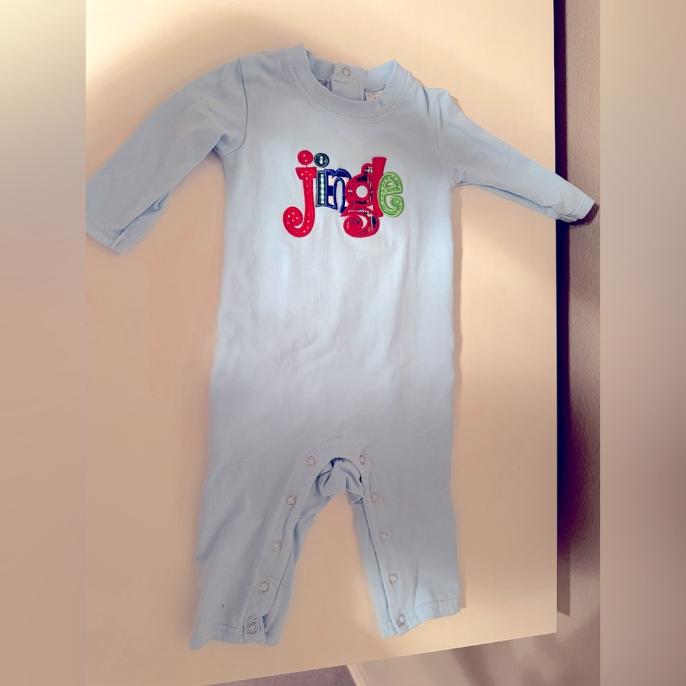 Stichy Fish Holiday Jingle Romper